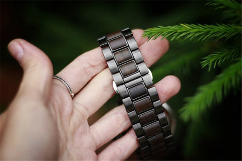 BS03 | PILOT Masculine Black Japan Chrono Quartz Custom Engraved On Demand